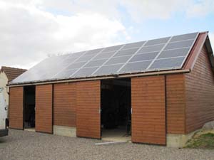 Solesens installation panneaux solaires St Ouen de Secherouvre